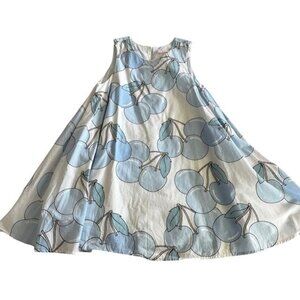 La Chapelle Kids Blue Cherries Sleeveless Top Size 12